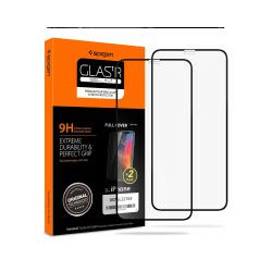Spigen zaštitno staklo za telefon, 2 kom, crno - iPhone 11 Pro/XS/X (057GL23120)