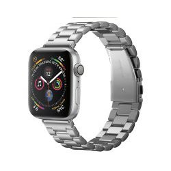 Spigen Modern Fit, remen za Apple pametni sat, sreberni - Apple Watch Ultra (49mm)/8/7 (45mm)/SE 2022/6/SE/5/4 (44mm)/3/2/1 (42mm)