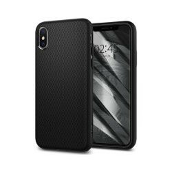 Spigen Liquid Air, zaštitna maska za telefon, crna - iPhone XS/X