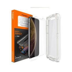 Spigen Glas.tR EZ Fit, zaštitno staklo za telefon - iPhone XR