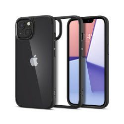 Spigen Ultra Hybrid, zaštitna maska za telefon, mat crna - iPhone 13