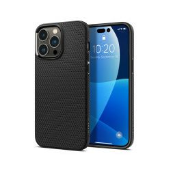 Spigen Liquid Air, zaštitna maska za telefon, mat crna - iPhone 14 Pro Max
