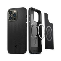 Spigen Mag Armor MagSafe, zaštitna maska za telefon, mat crna - iPhone 14 Pro