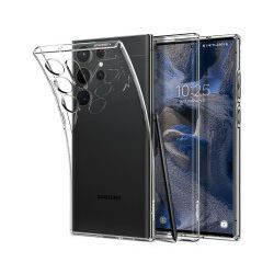 Spigen Liquid Crystal, zaštitna maska za telefon, prozirna - Samsung Galaxy S23 Ultra
