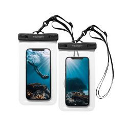 Spigen A601 Vodootporna torbica za telefon, 2 kom, prozirna (AMP03098)