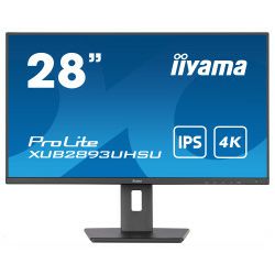 IIYAMA 28" ProLite XUB2893UHSU-B5 16:9 UHD 4K (3840×2160) IPS LED, Pivot, 3ms, HDMI/DP, 4xUSB 3.2, zvučnici, crni