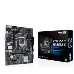 Asus MB H510M-K, S.1200, Intel H510, DDR4/3200, PCIe 4.0, G-LAN, VGA/HDMI, mATX