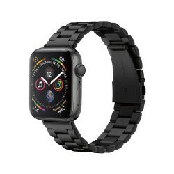 Spigen Modern Fit, remen za Apple Watch Ultra (49mm) /8/7 (45mm)/SE 2022/6/SE/5/4 (44mm)/3/2/1 (42mm), crni