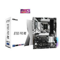 ASRock MB B760 PRO RS, S.1700, DDR5/7200MHz(OC), PCIe 5.0, 2.5 G-LAN, DP/HDMI, ATX