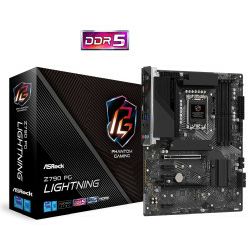 ASRock MB Z790 PG Lightning, S.1700, 4×DDR5/7200+(OC), PCIe 5.0,  HDMI, ATX