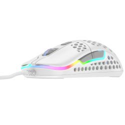 Cherry XTRFY M42 optički RGB igraći miš, 16000 cpi, USB, bijeli