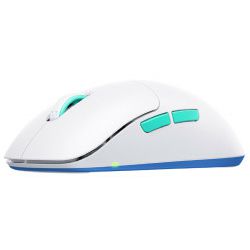 Cherry XTRFY M8 bežični igraći miš, 21000 cpi, USB, bijeli