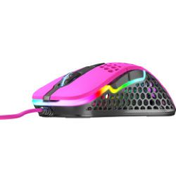 Cherry XTRFY M4 RGB igraći miš, 16000 cpi, USB, rozi