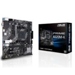 Asus PRIMEA520M-K, AM4, DDR4/4866MHz, PCIe 3.0, G-LAN, 7.1ch, VGA/HDMI,  mATX
