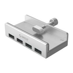 Orico 4-portni USB3.0 hub, clip type , srebrni (ORICO-MH4PU-SV-BP)