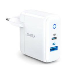 Anker PowerPort PD+ 2 zidni adapter/punjač, 1x USB-C,1x USB-A  33W, Power Delivery, A2626GD1