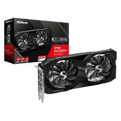 ASRock Radeon RX6600 Challenger D 8G, 8GB GDDR6/128-bit, 3×DP/HDMI, PCIE 4.0