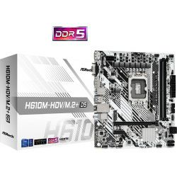 ASRock MB H610M-HDV/M.2+, S.1700, DDR5/5600MHz, PCIe 4.0, G-LAN, VGA/DP/HDMI, mATX