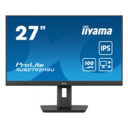 IIYAMA 27”  ProLite XUB2792HSU-B6 1920x1080 IPS, 100Hz, Pivot, Slim, Flicker free, zvučnici, HDMIx1, DPx1, USBx4 