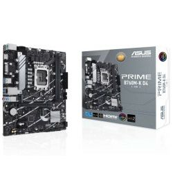 Asus MB PRIME B760M-K D4, S.1700, B760, DDR4/5333(OC), PCIe 4.0, HDMI/VGA, mATX