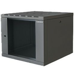 Canovate 19" 9U 600x560x498 SINGLE zidni ormar s bočnim stranama koje se mogu otvoriti izvana, crni (WS3O-9-0965F)