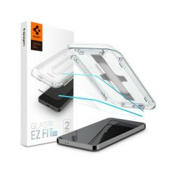 Spigen Glass tR EZ Fit HD Transparency 2 Pack, zaštitno staklo za ekran telefona 2 kom - Samsung Galaxy S25+/S24+ (AGL07432)