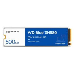 Western Digital Blue SN580 500GB NVMe PCIe Gen 4.0 M.2 2280 SSD (WDS500G3B0E)