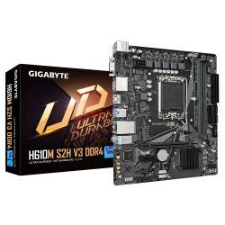 Gigabyte MB H610M S2H V3 DDR4, S.1700, 2xDDR4/3200, PCIe 4.0, G-LAN, VGA/HDMI/2×DP, mATX