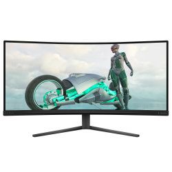 Philips 34" Evnia 3000 34M2C3500L/00 WQHD (3440×1440) zakrivljeni VA, 180Hz, 21:9, 1ms, 300cd/m2, 4000:1, 2×HDMI/DP, crni