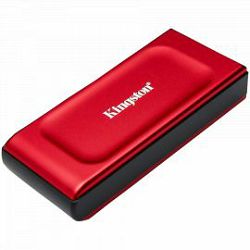KINGSTON XS1000 eksterni SSD disk 1TB, USB 3.2 Gen 2 Type-C, USB-C to USB-A cable, crveni, SXS1000/1000G