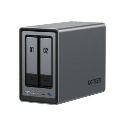 UGREEN NAS DXP2800, 2-bay, Intel N100, 8GB DDR5, eMMC 32GB, UGOS Pro