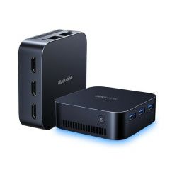 BLACKVIEW MP80 Mini PC, Intel Alder Lake N97, 16GB LPDDR5, 512GB SSD, Intel UHD, Wi-Fi 5, bluetooth 4.2, 3xHDMI, 3xUSB, 2xLAN, Win11Pro