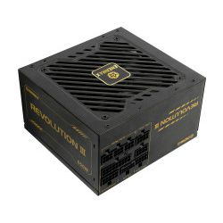 Enermax 650W Revolution III, ATX 3.1, 80+ GOLD, modularno, 2×PCIe, 6×SATA, 24-pina, 120mm ventilator