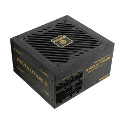 Enermax 750W Revolution III, ATX 3.1, 80+ GOLD, modularno, 3×PCIe, 9×SATA, 24-pina, 120mm ventilator