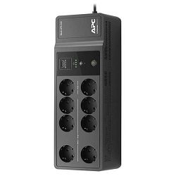 APC Back UPS 650VA/400W, Offline, 8x Schuko CEE7, USB A charging port (BE650G2-GR)