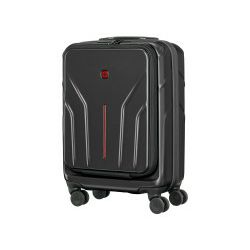 Wenger kofer Amplix Carry-On za ručnu prtljagu, odvojeni utor za prijenosnike do 16", crni
