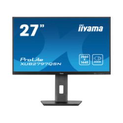 IIYAMA 27" XUB2797QSN-B2 QHD (2560x1440) IPS pivot, 16:9, 100Hz, 1ms, 300 cd/m2, 1300:1, HDMI/DP/USB, zvučnici, crni