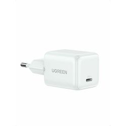 UGREEN zidni punjač 30W, USB-C, GaN, set, bijelii