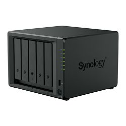 Synology DS1525+ DiskStation 5-bay All-in-1 NAS server, AMD Ryzen V1500B, Memory: 8 GB, LAN:2x 2.5GbE, 2x USB 3.2 Gen1, 2x USB-C