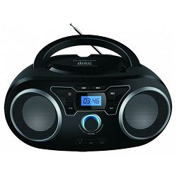 Prijenosni CD radio uređaj MANTA BBX004, FM, USB, MP3, LCD, DC, baterije, crni MAN BBX004