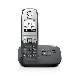Telefon GIGASET A415A, bežični, sekretarica, 100 brojeva, crni A415A