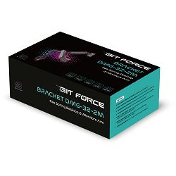 BIT FORCE stolna ručka za 2 monitora s plinskom oprugom BRACKET DMG-32-2M