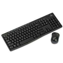 Logitech MK270 bežična tipkovnica+miš, USB, crna (920-004509)