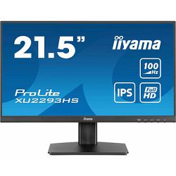 IIYAMA 22" XU2293HS-B6 FHD (1920x1080) IPS 16:9, 100Hz, 300 cd/m2, 1ms, 1000:1, HDMI/ DP, tilt, zvučnici, crni