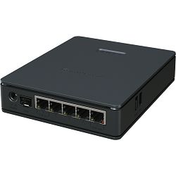 MikroTik hAP ax S (E62iUGS-2axD5axT) (2025) Router 5x Gigabit Ethernet ports, 1x 2.5 Gigabit SFP, Dual-Band Wi-Fi 6 (802.11ax), 512 MB RAM, metalno kućište, ARM