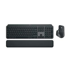Logitech MX Keys S Combo, bežična tipkovnica+miš, graphite