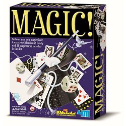 Kreativni set 4M, Kidz Labs, Magic!, set magičnih trikova 00-03215