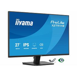 IIYAMA 27" X2791HS-B1 FHD (1920×1080) IPS, 120Hz, 1ms, 350cd/m2, 1500:1, HDMI/DP, zvučnici