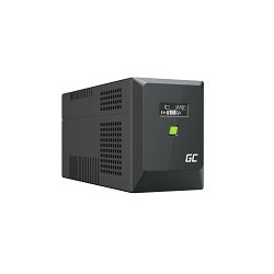 Green Cell UPS (UPSLP1050) 1500VA/1050W, Pure sine wave, Line Interactive AVR, PowerProof with LCD