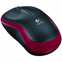 LOGITECH M185 Wireless Mouse - RED - EER2